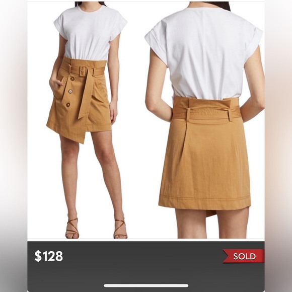 Veronica Beard Melany Sailor Button Front Mixed-Media Dress - Picture 7 of 14